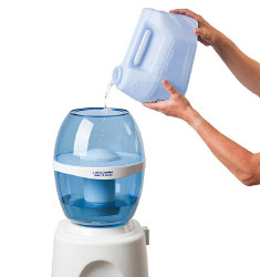 The Ezy Fill Water cooler is the water cooler for small businesses